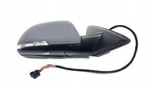 Right Exterior Mirror Housing Satin Black Original Skoda Superb